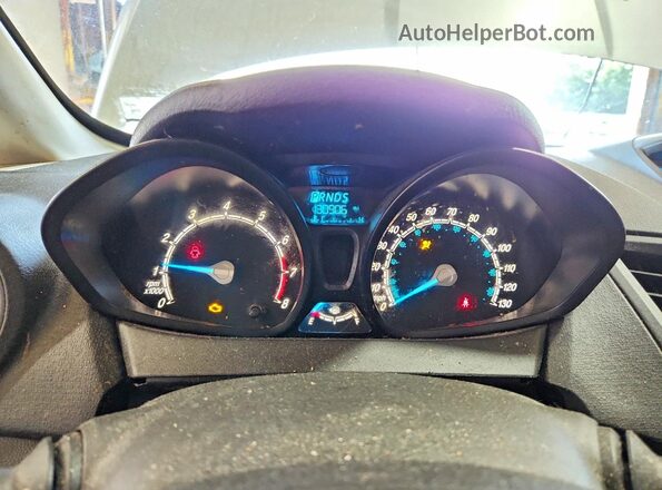 3FADP4AJ6GM162255 2016 FORD FIESTA Silver ხელსაწყოთა პანელის ხედი