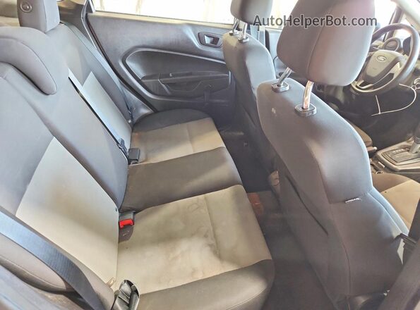 3FADP4AJ6GM162255 2016 FORD FIESTA Silver უკანა სავარძლების ხედი