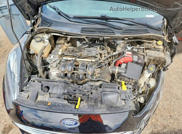 3FADP4AJ8JM134965 2018 FORD FIESTA Black Սալոնի հետևի տեսք