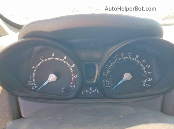 3FADP4AJ9KM115200 2019 FORD FIESTA White Widok zestawu wskaźników