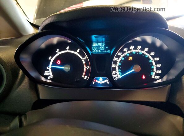 3FADP4AJXHM163121 2017 FORD FIESTA Black Widok zestawu wskaźników