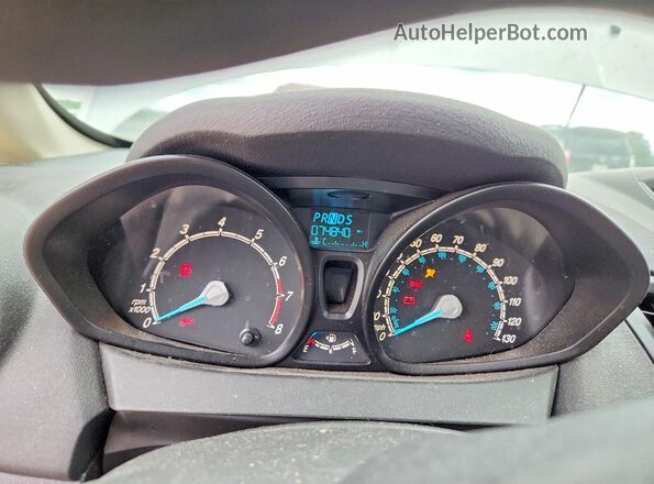3FADP4AJXKM131650 2019 FORD FIESTA Silver Instrument cluster view