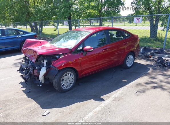 3FADP4BE7GM173573 2016 FORD FIESTA Red Front left