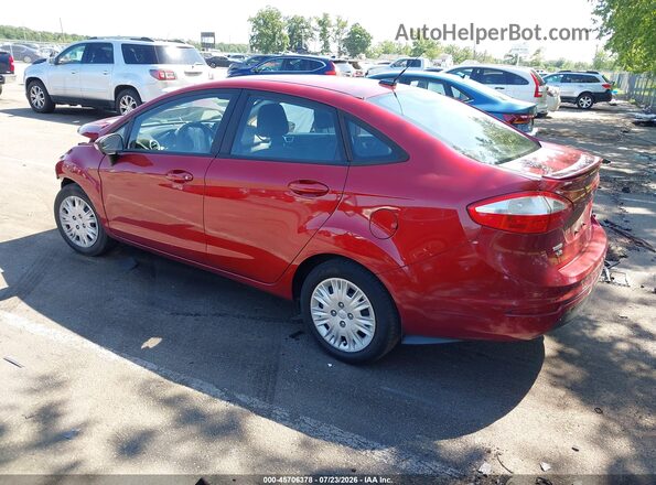 3FADP4BE7GM173573 2016 FORD FIESTA Red Rear left