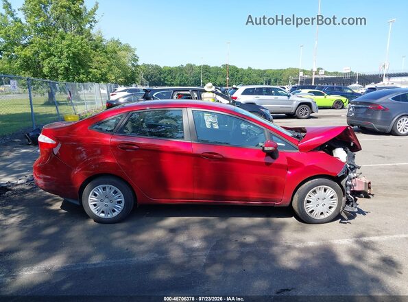 3FADP4BE7GM173573 2016 FORD FIESTA Red Rear interior view