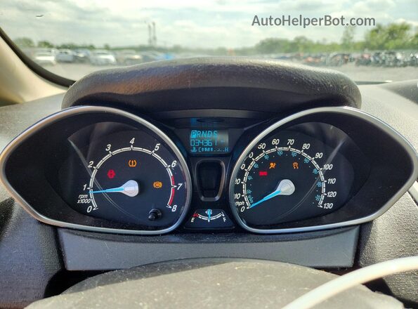 3FADP4BJ0HM167953 2017 FORD FIESTA Gray Widok zestawu wskaźników