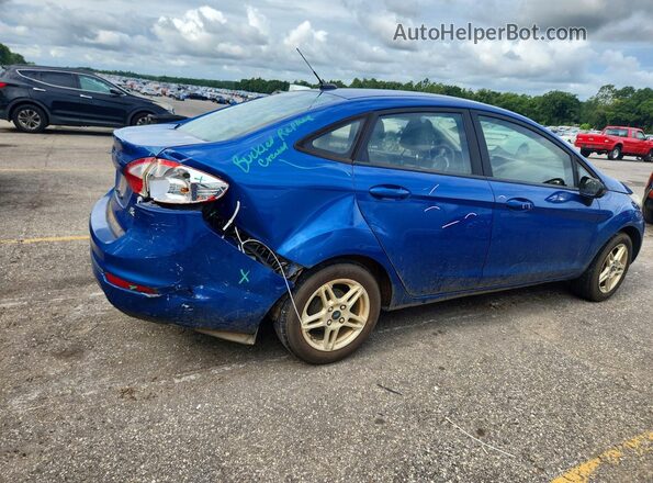 3FADP4BJ0JM129757 2018 FORD FIESTA Blue Tył prawy