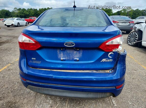 3FADP4BJ0JM129757 2018 FORD FIESTA Blue Widok z tyłu