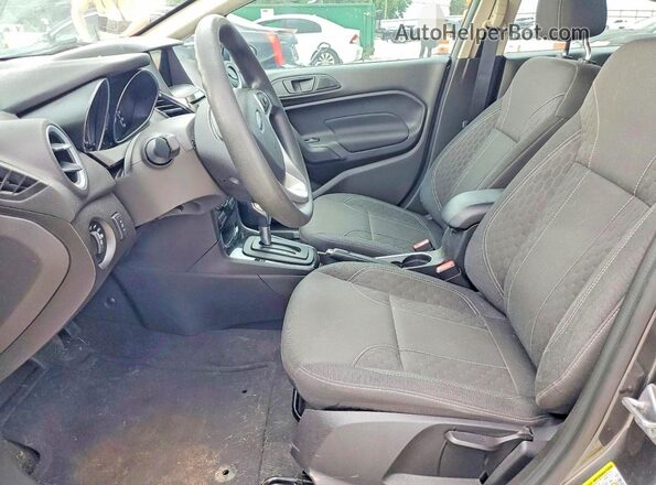 3FADP4BJ0KM117450 2019 FORD FIESTA Серый Вид салона спереди