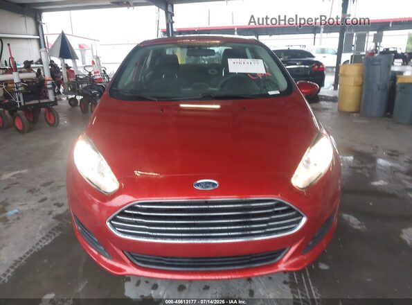 3FADP4BJ0KM144292 2019 FORD FIESTA Красный Вид щитка приборов
