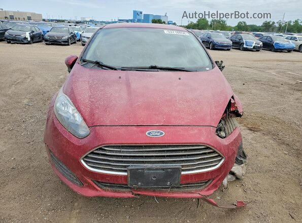 3FADP4BJ1GM119151 2016 FORD FIESTA Maroon წინა ხედი