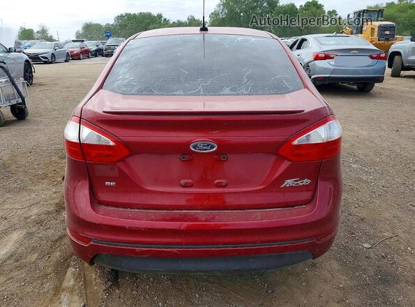 3FADP4BJ1GM119151 2016 FORD FIESTA Maroon უკანა ხედი