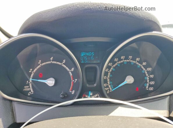3FADP4BJ1HM139661 2017 FORD FIESTA Серый Вид щитка приборов