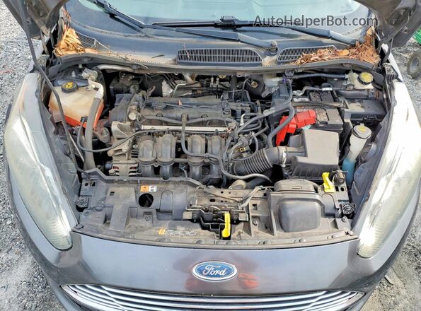 3FADP4BJ1HM139661 2017 FORD FIESTA Серый Вид задней части салона