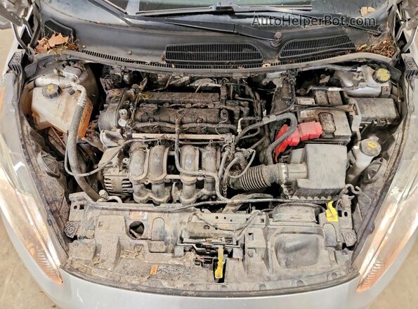 3FADP4BJ1HM163751 2017 FORD FIESTA Silver Սալոնի հետևի տեսք