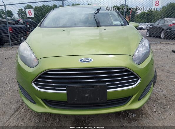 3FADP4BJ1JM114796 2018 FORD FIESTA Green Вид щитка приладів
