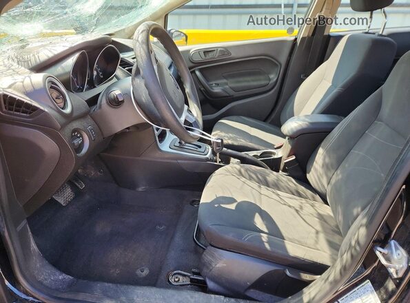 3FADP4BJ1JM130335 2018 FORD FIESTA Black Widok wnętrza z przodu