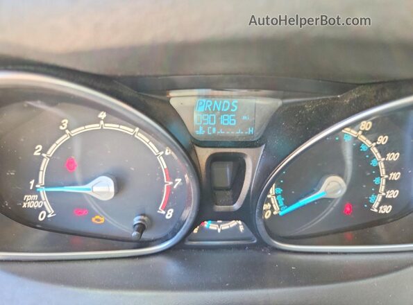 3FADP4BJ1JM142355 2018 FORD FIESTA Black ხელსაწყოთა პანელის ხედი