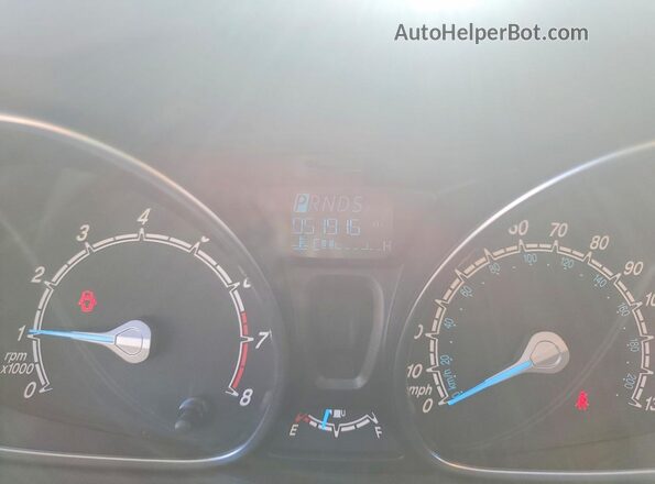 3FADP4BJ1KM139585 2019 FORD FIESTA Blue Vista del cuadro de instrumentos