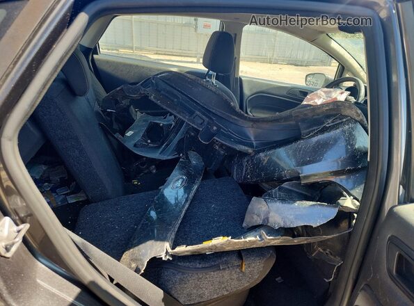 3FADP4BJ1KM150487 2019 FORD FIESTA Charcoal Rear seats view