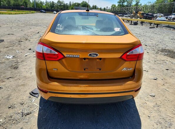 3FADP4BJ2GM118932 2016 FORD FIESTA Orange Հետևի տեսք