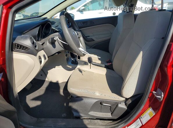 3FADP4BJ2HM113036 2017 FORD FIESTA Burgundy Вид салону спереду
