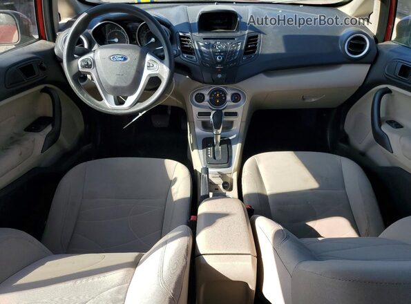 3FADP4BJ2HM113036 2017 FORD FIESTA Burgundy Вид панелі приладів