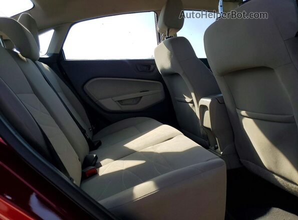 3FADP4BJ2HM113036 2017 FORD FIESTA Burgundy Вид задніх сидінь