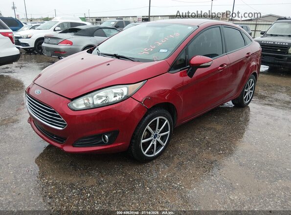 3FADP4BJ2HM130273 2017 FORD FIESTA Red Առջևի ձախ երեք քառորդ տեսարան
