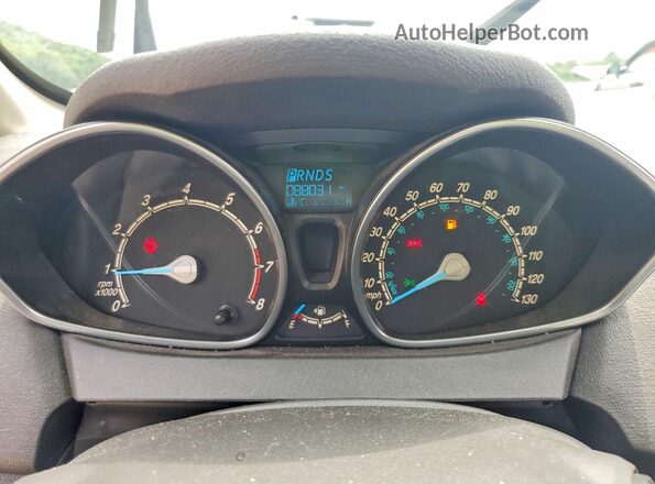 3FADP4BJ2KM117207 2019 FORD FIESTA Black Widok zestawu wskaźników