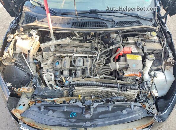 3FADP4BJ2KM125145 2019 FORD FIESTA Black Widok wnętrza z tyłu