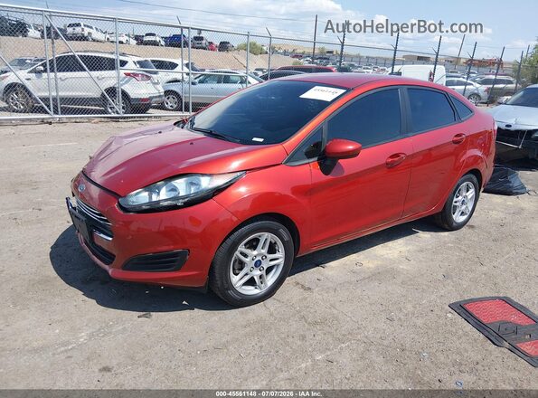 3FADP4BJ2KM163703 2019 FORD FIESTA Red წინა მარცხენა ხედი სამი მეოთხედიდან