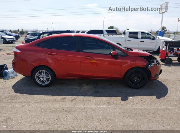 3FADP4BJ2KM163703 2019 FORD FIESTA Red ხელსაწყოთა პანელის ხედი