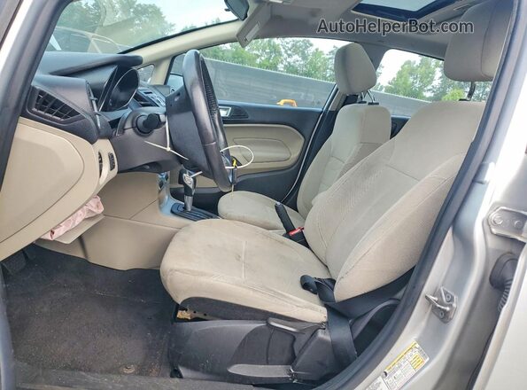3FADP4BJ3GM166553 2016 FORD FIESTA Silver წინა სალონის ხედი