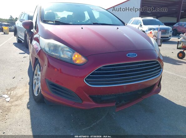 3FADP4BJ3GM183403 2016 FORD FIESTA Красный Вид спереди