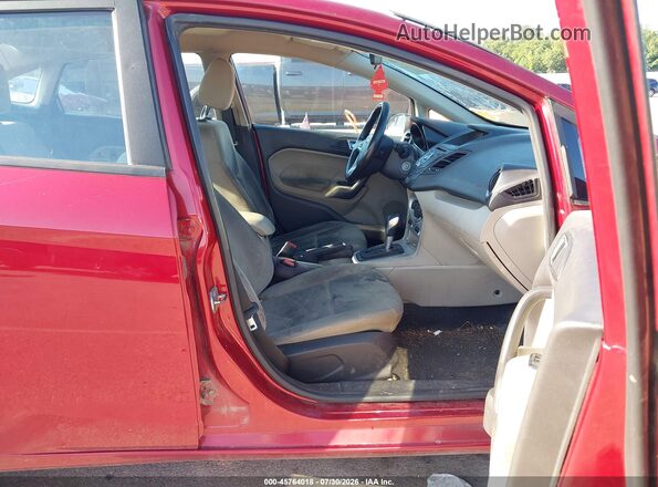 3FADP4BJ3GM183403 2016 FORD FIESTA Красный Вид салона спереди