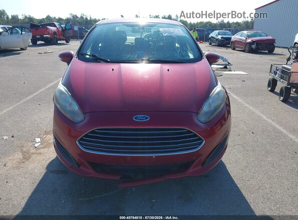 3FADP4BJ3GM183403 2016 FORD FIESTA Красный Вид панели приборов