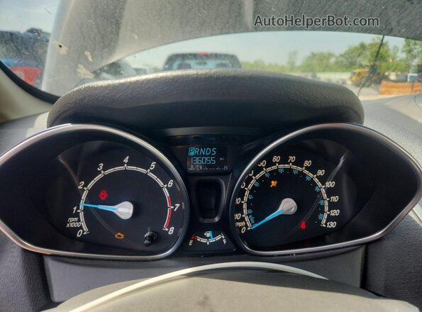 3FADP4BJ3GM206453 2016 FORD FIESTA Черный Вид щитка приборов