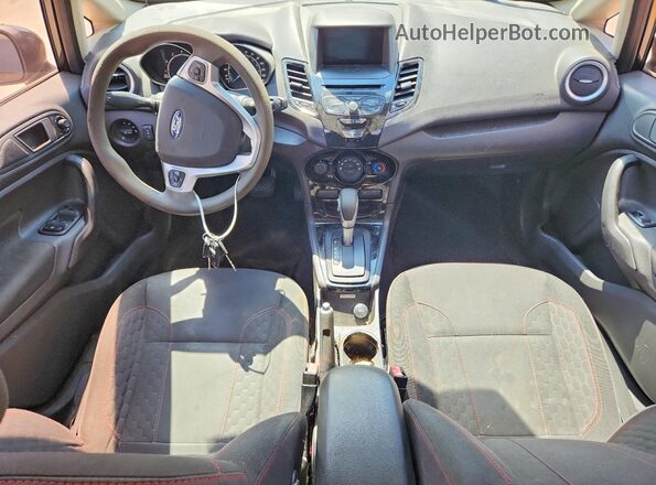 3FADP4BJ3HM125356 2017 FORD FIESTA Черный Вид панели приборов