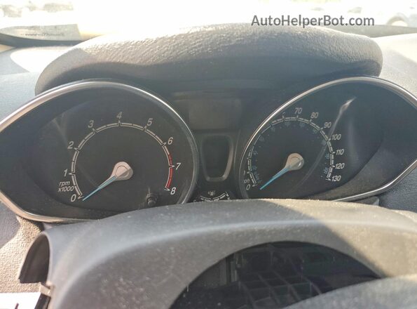 3FADP4BJ3HM129410 2017 FORD FIESTA Gray Widok zestawu wskaźników