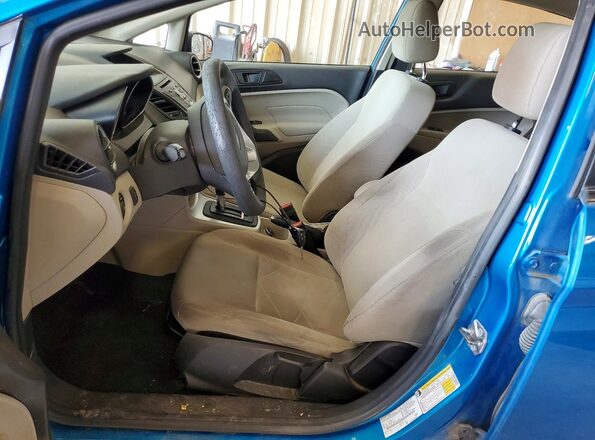 3FADP4BJ3HM135031 2017 FORD FIESTA Blue Front interior view