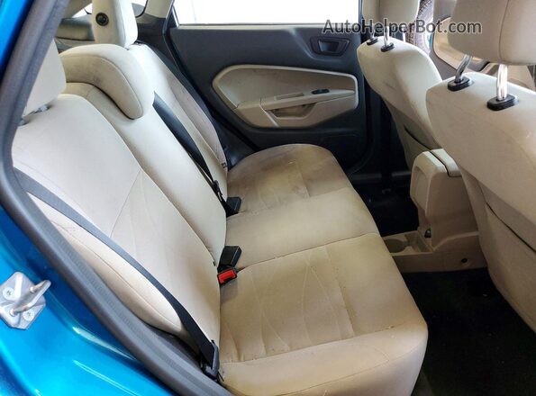 3FADP4BJ3HM135031 2017 FORD FIESTA Blue Rear seats view