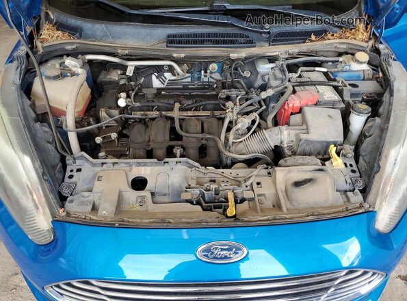 3FADP4BJ3HM135031 2017 FORD FIESTA Blue Rear interior view
