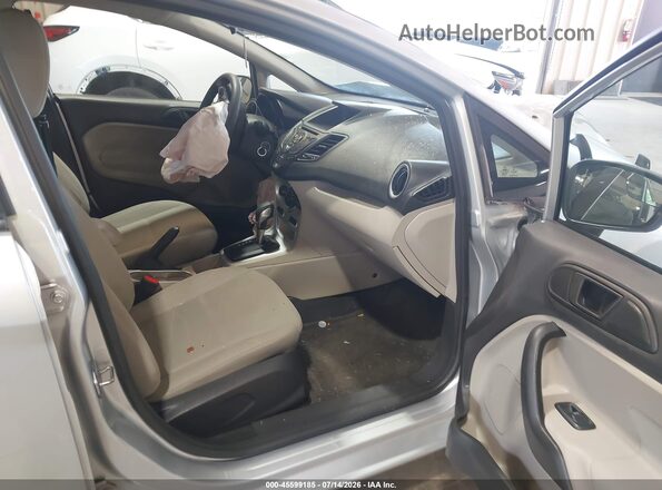 3FADP4BJ3JM126707 2018 FORD FIESTA Silver Vista interior delantera
