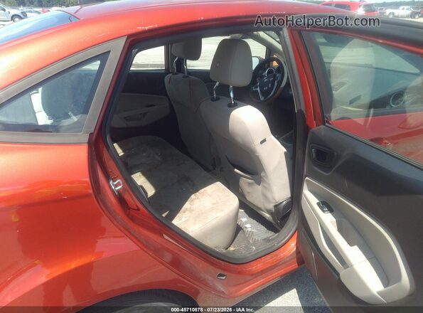 3FADP4BJ3JM128988 2018 FORD FIESTA Orange VIN sticker view