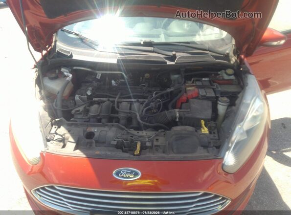 3FADP4BJ3JM128988 2018 FORD FIESTA Orange Rear view