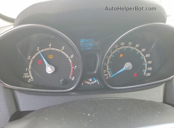 3FADP4BJ3KM119449 2019 FORD FIESTA Black Instrument cluster view