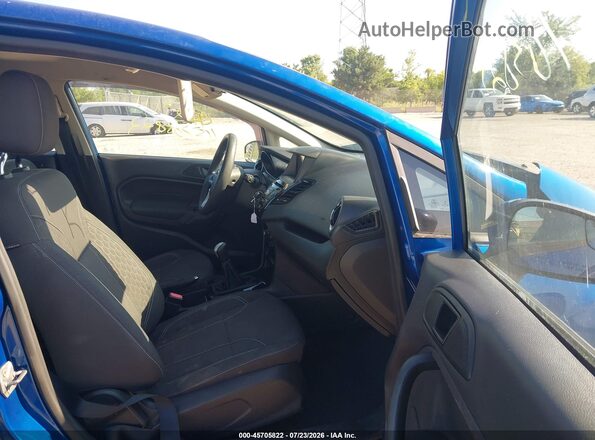 3FADP4BJ3KM151737 2019 FORD FIESTA Blue Вид салону спереду