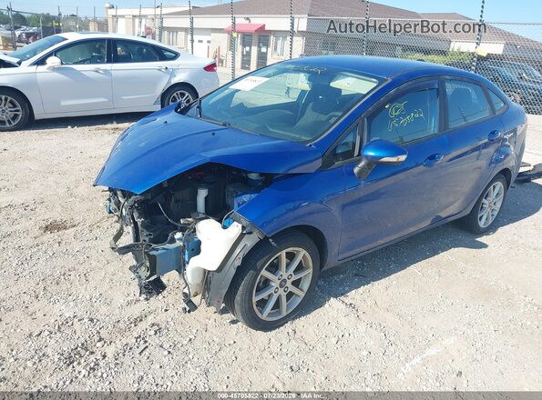 3FADP4BJ3KM151737 2019 FORD FIESTA Blue Передня ліва чверть