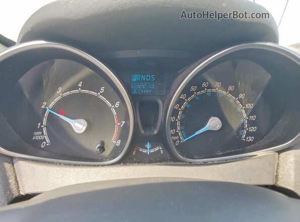 3FADP4BJ4HM110400 2017 FORD FIESTA Угольный Вид щитка приборов
